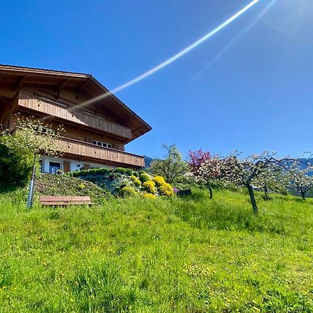 Chalet Egglen "Typical Swiss House, Best Views, Private Jacuzzi" Villa Sigriswil Exterior foto